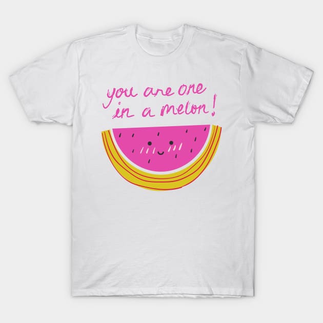 one in a melon tee T-Shirt by Lindseysdesigns